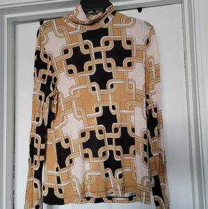 Mock neck thin long sleeve